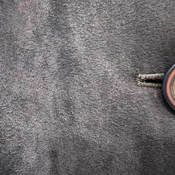 Studio Works Blue Faux Suede Blazer Size 12 - Picture 3 of 13